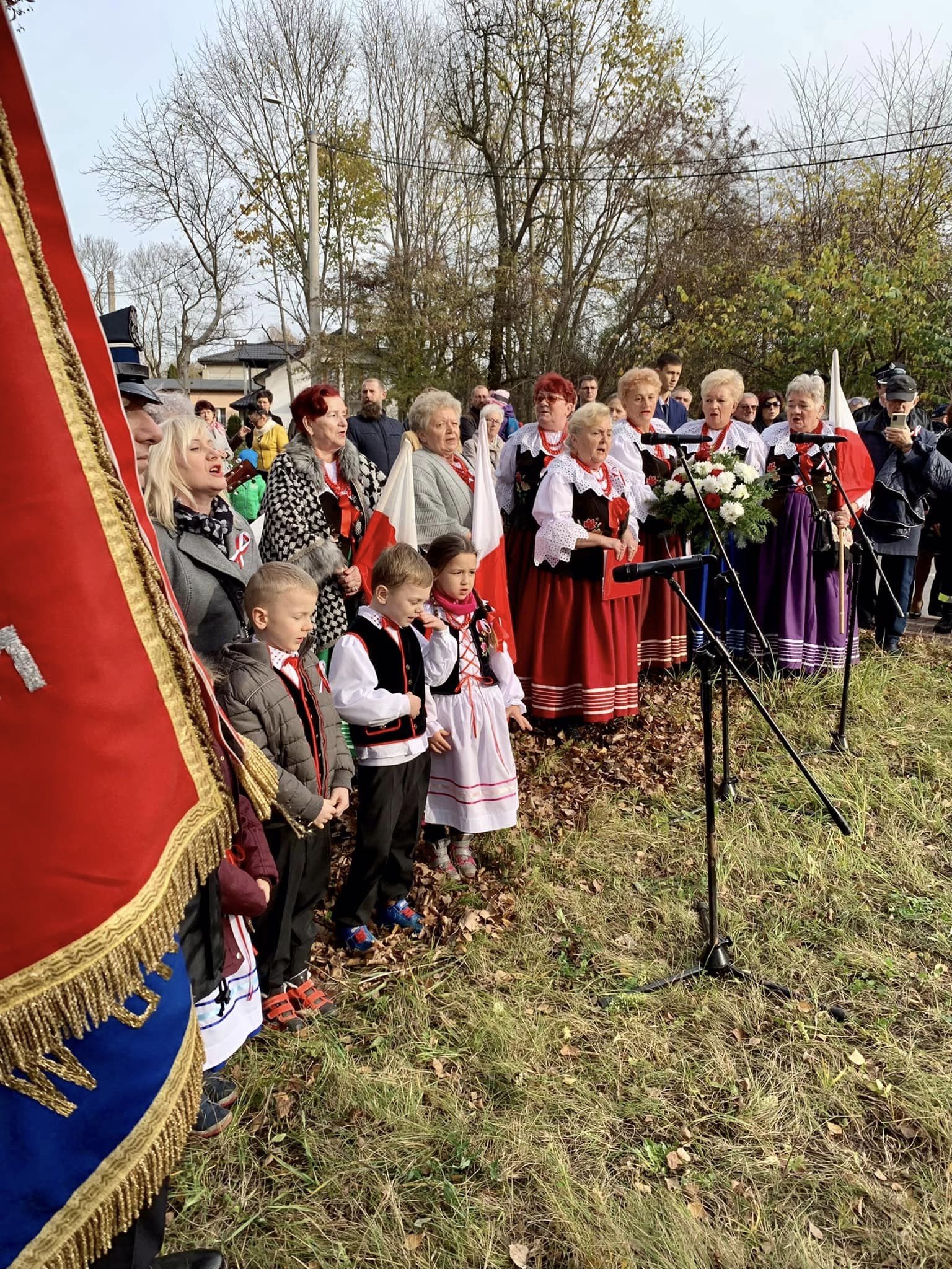 Uroczystość patriotyczna w Grodźcu